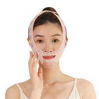 Venda al por Mayor de Vendaje Moldeador Facial de Nailon Presurizado, Lavable y Ecológico, para Levantar la Papada y Esculpir el Rostro, Disponible para Ejercicio en Casa