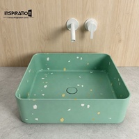 Fabricant de lavabos en terrazzo, évier sur mesure OEM, export mondial, vente en gros, équipement de salle de bain pour hôtels et villas, approvisionnement en vrac dans le monde entier