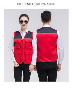 Gilet per fotocamera multifunzionale abbigliamento estivo da uomo gilet da viaggio con tasche Multiple giacca senza maniche - Product Image 6