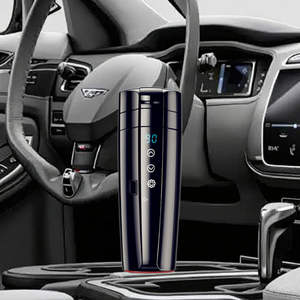 Vaso Térmico de Acero Inoxidable con Calefacción Electrónica, Pantalla de Temperatura, Aislamiento Térmico de 12-24 Horas para Uso en Interiores/Exteriores y en el Automóvil - Product Image 2