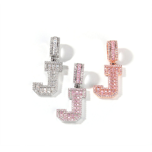 Colgantes con Letras Iniciales, Dijes de Oro, Pequeños y Planos, de Metal, con Circonita Cúbica, de la A a la Z, Collares Casuales de Latón, 21.9g - Product Image 2