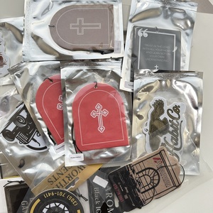 Échantillons Gratuits de Désodorisants de Voiture en Papier, Différentes Senteurs, Désodorisant de Voiture Personnalisé à la Vanille avec Logo - Product Image 4