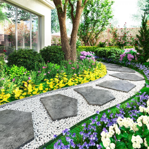 Personalizzare il bordo del paesaggio <span class=keywords><strong>per</strong></span> ciottoli/pietra 2/3/4 pollici alto <span class=keywords><strong>giardino</strong></span> pavimentatore bordo recinzione erba fiore letto <span class=keywords><strong>per</strong></span> prato - Product Image 3