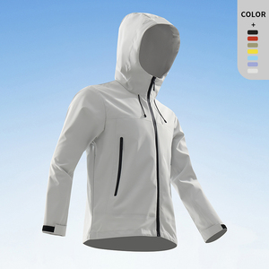 Venta caliente personalizado con capucha impermeable cortavientos senderismo ropa deportiva con capucha transpirable montañismo Camping - Product Image 3