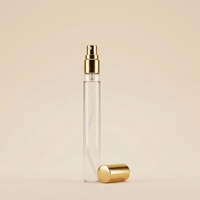 Tragbarer Nachfüllbarer 15ml 20ml Runder Glas-Parfümzerstäuber Anpassbare Farbe Matt & Transparent Pumpzerstäuberflasche mit Individualisierbarem Logo