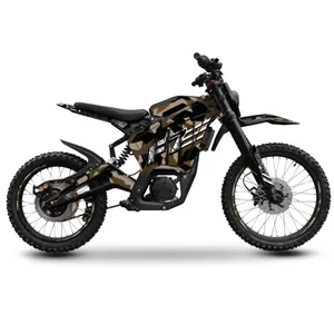 Hochgeschwindigkeit 72v 3000w 38,4a 100km/h sur ron Frontscheibe erwachsener elektro-dirtbike für männer