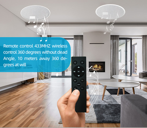 Altavoz de Techo Activo Inalámbrico Coaxial Bidireccional de 6.5 Pulgadas con Micrófonos Inalámbricos, Altavoz de Pared para Sistemas de Cine en Casa - Product Image 5