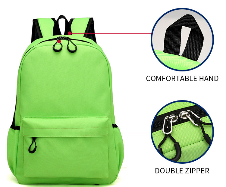 light green backpack