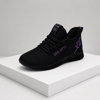 Chaussures de sport décontractées pour femmes Fanghui, nouvelle maille tissée, chaussures tendance et à la mode pour femmes