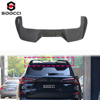 Alerón Trasero de Fibra de Carbono Estilo TAKD, Alerón de Techo Superior de Carbono Brillante Adhesivo para BMW G05 X5 2018-2023