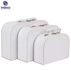 Maleta de Cartón Clásica de Color Sólido 2026, Maleta de Cartón para Niños, Caja de Regalo con Forma de Maleta, Maleta de Cartón para Bebés - Product Image 2