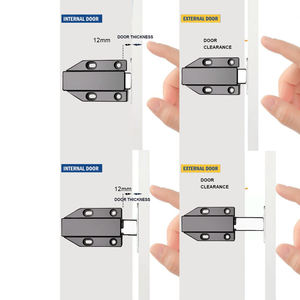 Al por mayor precios <span class=keywords><strong>baratos</strong></span> captura de la puerta magnética de plástico blanco - Product Image 2