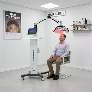 Appareil de croissance capillaire au <span class=keywords><strong>laser</strong></span> Lllt approuvé aux États-Unis, traitement anti-chute de cheveux, <span class=keywords><strong>laser</strong></span> diode 650 nm, équipement de salon de beauté pour la croissance capillaire - Product Image 1