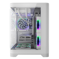 Châssis de boîtier PC blanc personnalisé en usine Cabinet de processeur de jeu M-ATX USB3.0 Boîtiers et tours d'ordinateur de jeu