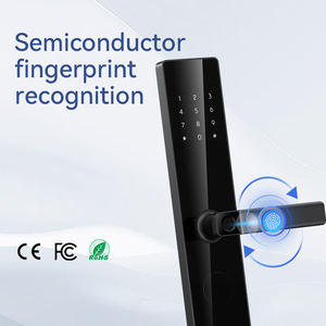 Kasman SOURCE PRIX Serrure de porte en bois Connectivité WiFi <span class=keywords><strong>Reconnaissance</strong></span> d'empreintes digitales <span class=keywords><strong>Coffre</strong></span>-<span class=keywords><strong>fort</strong></span> pour la maison App Key Access Carte mémoire - Product Image 4