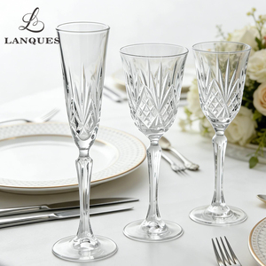 Verres à vin rouge Bordeaux ovales de conception européenne Lanques, fabriqués à la machine, compatibles lave-vaisselle pour la maison et l'hôtellerie - Product Image 3