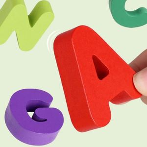 ของเล่นไม้เสริมพัฒนาการเด็กเล็กแบบมอนเตสซอรี่ ของขวัญ ตัวอักษร ABC ตัวเลข บล็อกไม้สำหรับเรียงลำดับ เหมาะสำหรับเด็กชายและเด็กหญิง - Product Image 3