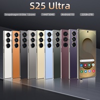 Smartphone 2025 S25 Ultra 5G, Doble SIM, Pantalla Completa HD de 6.9 Pulgadas, Reconocimiento Facial, 22GB+2TB, Android 15, Carga Rápida de 100W, 108MP