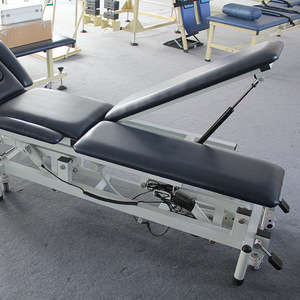 Cama de Rehabilitación Eléctrica Ajustable de Ocho Posiciones Jinyu, Azul, Equipo de Entrenamiento de Fisioterapia y Masaje Corporal Completo - Product Image 1