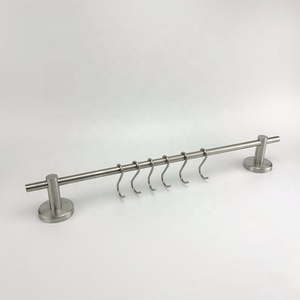 <span class=keywords><strong>Ustensile</strong></span> De <span class=keywords><strong>cuisine</strong></span> Suspendus avec des Crochets En Acier Inoxydable Mural <span class=keywords><strong>Ustensile</strong></span> Cintre - Product Image 1