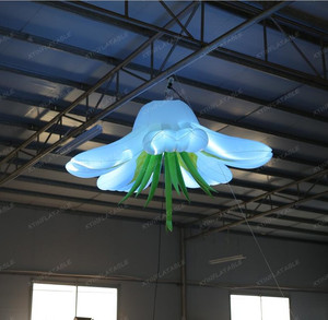 Fleur gonflable de <span class=keywords><strong>lys</strong></span> de prix usine avec GBR mené, <span class=keywords><strong>lys</strong></span> gonflable <span class=keywords><strong>géant</strong></span> pour la décoration - Product Image 6