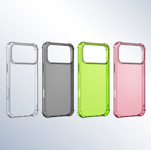 <span class=keywords><strong>Coque</strong></span> en TPU souple antichoc à 4 coins pour <span class=keywords><strong>iPhone</strong></span> 17 Pro 16E 17 Air 15 14 Plus 13 12 <span class=keywords><strong>11</strong></span> Pro Max Anti-chute Clear Thin Phone Shell - Product Image 1