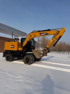 Último Modelo de Excavadora de Ruedas SANY SY155W Usada, Como Nueva, Unidad 2024, Pocas Horas de Trabajo - Product Image 2