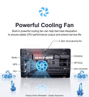 Reproductor Estéreo para Vehículo Android 15 OEM ODM de 8 Núcleos QLED, Unidad Principal Android, Reproductor de DVD para Auto, Navegación GPS