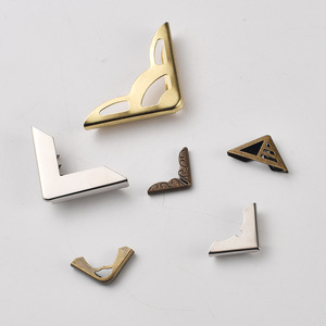 Protections d'angle en métal pour livres, protection des bords des carnets, accessoires décoratifs de style antique, finition argent, or, bronze - Product Image 2