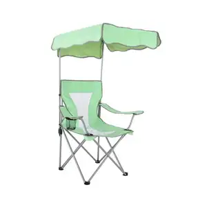 Fashion Portable Foldable Fishing Chair Outdoor Beach Camping Folding Chair with Canopy