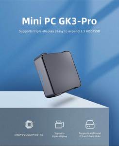 <span class=keywords><strong>Mini</strong></span> <span class=keywords><strong>PC</strong></span> professionnel Factory <span class=keywords><strong>GK3</strong></span> <span class=keywords><strong>Pro</strong></span> avec 8 Go/16 Go 128 Go Intel N5095 N5105 Win 11 prend en charge le Wi-Fi HD 4K Options de prise AU/US/EU/UK - Product Image 6