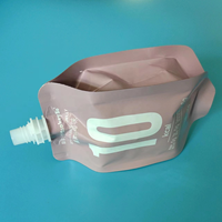 Clair/aluminium en plastique liquide emballage bec pochette boisson boisson jus sacs d'emballage en caoutchouc