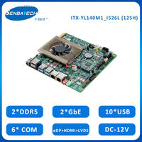 Mejor Placa Base Mini ITX Delgada con 2 Puertos Ethernet, CPU 125H y RAM DDR5, 2 HD2.0, SATA3.0, M.2