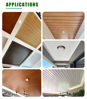 Panneaux de plafond suspendu en PVC laminé brillant imperméable 60x60, design moderne, décoration de bureau, hôtel, panneaux de construction, plaque de plâtre