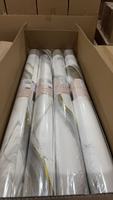 Autocollants muraux auto-adhésifs en mousse PET aspect marbre doré de 1.2x3m pour la décoration intérieure