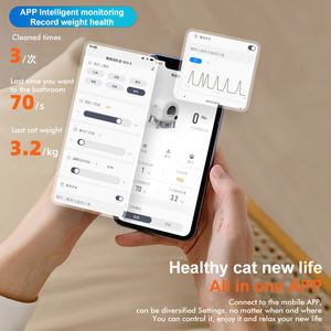 Bac à litière intelligent autonettoyant extra large, automatique, compatible Wi-Fi, facile à nettoyer, contrôle des odeurs et faible bruit pour plusieurs chats - Product Image 3