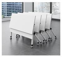 Bureau d'ordinateur moderne, portable, modulaire, pliable, table de conférence mobile pour l'école, la formation, la salle de réunion, table pliable pour réunions