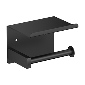 Hiện đại Matt đen bán buôn SUS304 thép không gỉ Wall Mount Tissue Home khách sạn phòng tắm nhà vệ sinh WC giấy khăn cuộn chủ - Product Image 4