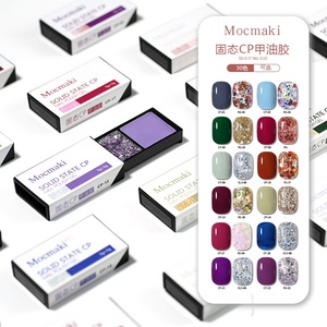 Set de Esmalte de Uñas en Gel <span class=keywords><strong>CP</strong></span> de Estado Sólido con Logotipo Personalizado de Marca Privada 2026, 5g+3g, Gel UV Removible, Venta al Por Mayor - Product Image 1