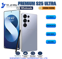 Téléphone Android 16 Global 5G 16G/22G+1TB/2TB, écran 7,3 pouces, dernier modèle 2026 S25 Ultra avec reconnaissance d'image IA, approvisionnement direct usine, en stock