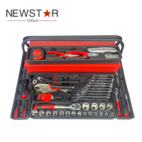Nouvel ensemble d'outils de réparation manuels professionnels Newstar 85 pièces – Kits de clés à cliquet et douilles