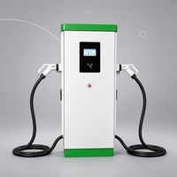 Estación de Carga Rápida DC Compatible con Energía Solar, Cargador de Vehículos Eléctricos de 160kW, de Pie, con Doble Conector, Público, Nuevo, Directo de Fábrica WrightCharge