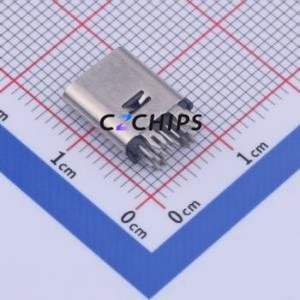 918-418K2022Y40011 USB Connector Through hole Component (THT) Connector Type-C USB 3.1 Female Through Hole - Product Image 2