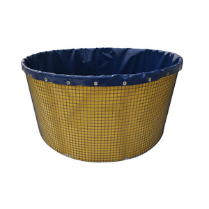 Vasca Circolare per Acquacoltura Keyubo 7*2.2 in PVC Rinforzato per Sistema Biofloc, Resistente Laghetto per Pesci in Rete Metallica Zincata - Product Image 2