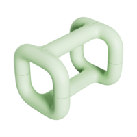 Anillo de entrenamiento de fuerza de hierro sólido para gimnasio, Yoga, mancuernas, equipo de ejercicio físico para el hogar