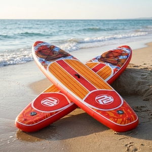 Planche de paddle gonflable OEM 2026 de haute qualité avec motif <span class=keywords><strong>Koi</strong></span>, ensemble <span class=keywords><strong>SUP</strong></span> avec pagaie, ailerons, leash, pompe et sac pour le yoga et le tourisme - Product Image 3