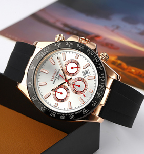 Relojes de cuarzo para hombre, cronógrafo luminoso de lujo, resistente al agua, de negocios, nuevo, <span class=keywords><strong>2022</strong></span> - Product Image 3