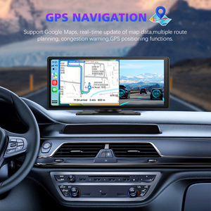 Écran intelligent Carplay universel pour tableau de bord de voiture, autoradio <span class=keywords><strong>Android</strong></span>, lecteur MP5, 10,26 pouces, Carplay sans fil <span class=keywords><strong>portable</strong></span> avec Wifi 5G - Product Image 3