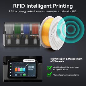 Filamento para Impresora 3D de Bambú PLA Silk+ Chrome, 1.75mm/kg, Acabado Brillante, Adhesión de Capas Mejorada, Compatible con AMS, Suministro al por Mayor - Product Image 6