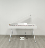 Piano à queue professionnel bonne qualité clavier à marteau de petite taille piano à queue numérique trois pédales